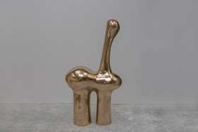Llama chair-sculpture