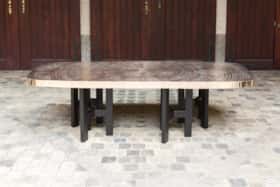 Sculptural 'Goutte d'eau' dining table